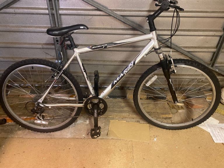 Marin Bolinas Ridge Mountain Bike - Silver, Good Condition