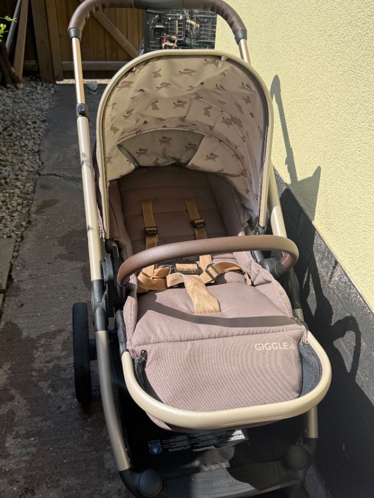 Cosatto Giggle 4 Pushchair – Beige, Good Condition
