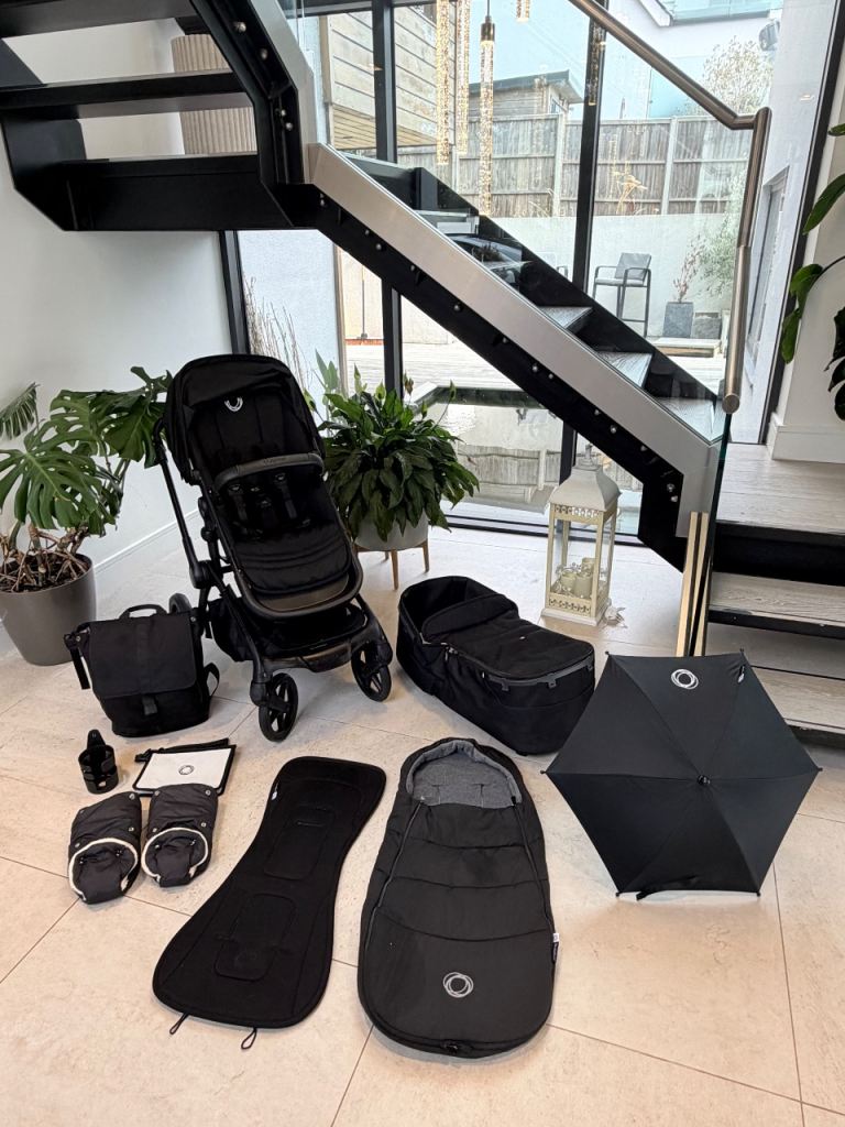 🖤 Bugaboo Fox 5 Renew – Black Heritage | Luxury Complete Bundle 🖤