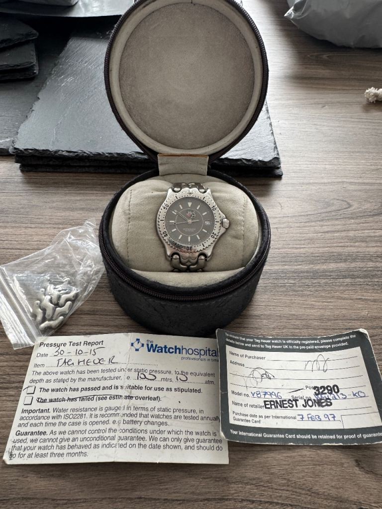 TAG Heuer 200/SL Series Watch - Silver, Beautiful Condition