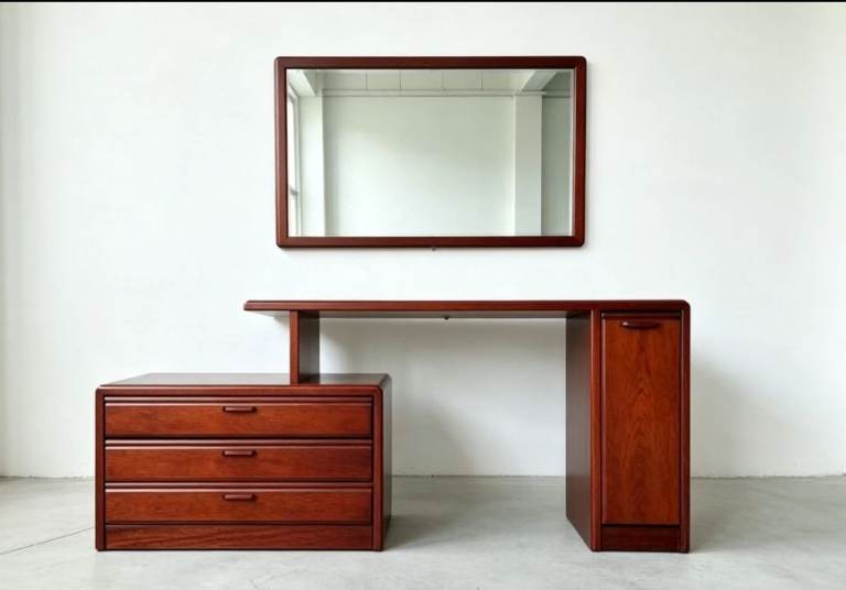 Mid Century ..Hulsta...High quality..German made ..dressing table and mirror