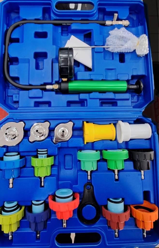 Coolant pressure tester 18 pcs