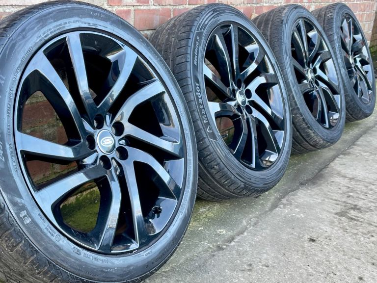 Genuine Land Rover Discovery Sport 20" Black Alloy Wheels L550 5089 Tyres Evoque