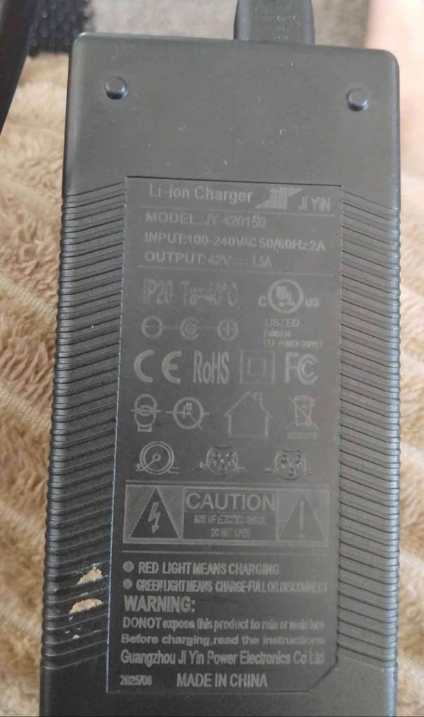 Electric scooter charger