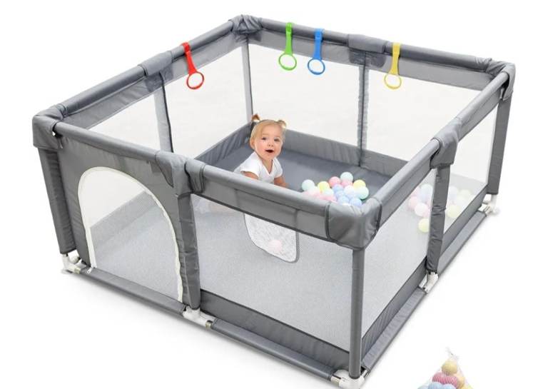 Kids play pan with soft memory foam