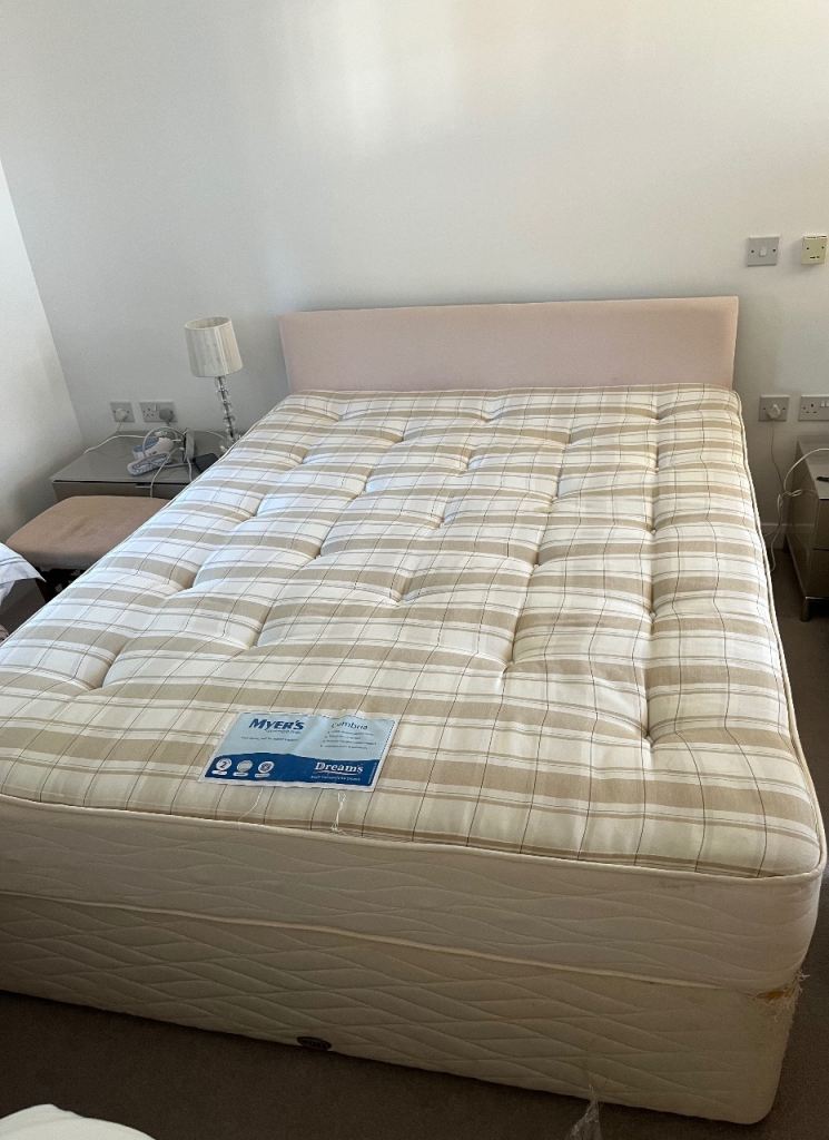 ***FREE Myers Cumbria Double Mattress with Divan Base and Headboard