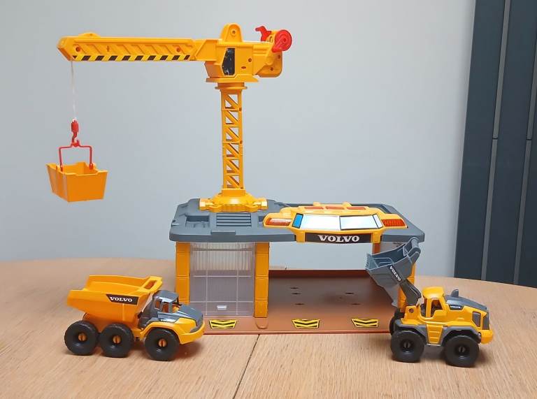 Chad Valley Volvo Auto City Construction Station Playset