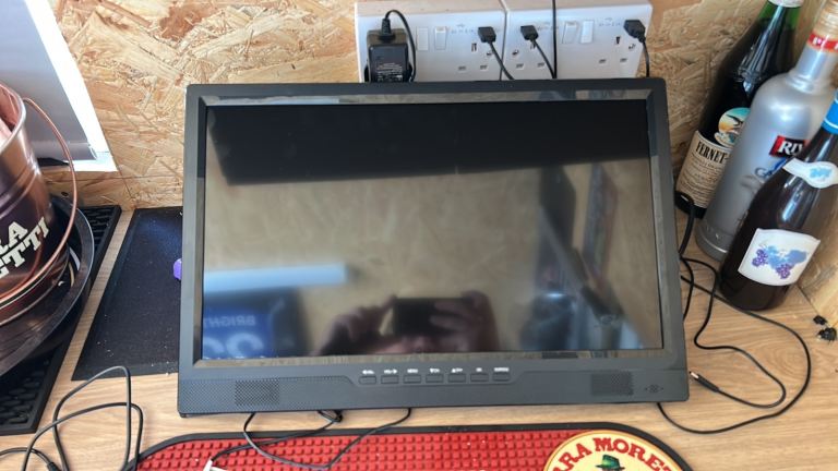 Portable LCD TV Monitor with Remote – Good Condition