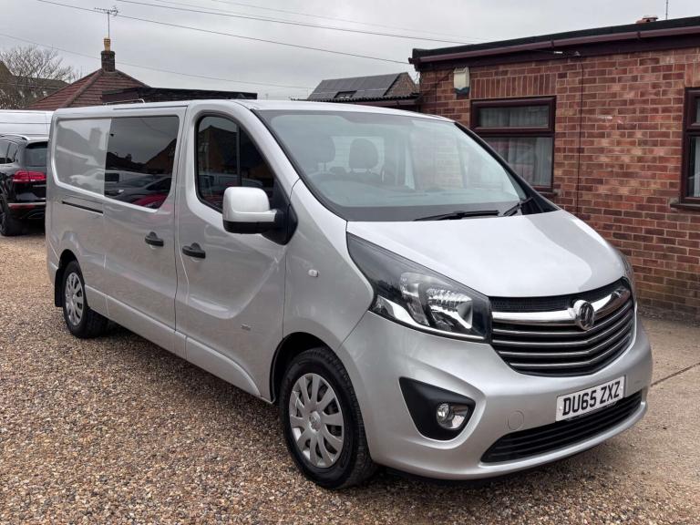 2016 Vauxhall Vivaro 2900 1.6CDTI BiTurbo 120PS eFLEX Sportive H1 D/Cab PANEL VAN DIESEL Manual