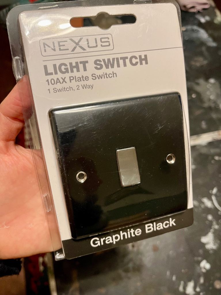 Brand new retro light switch. 