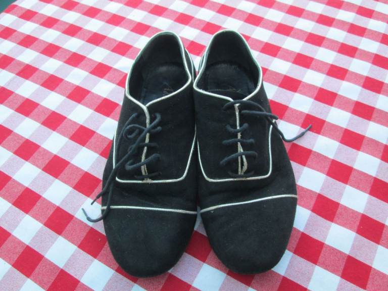 Adornos Suede Dance Shoes. Size 41 / 42. UK 7.5 Wide Fit.  Tango, Ballroom, WCS, Latin, Salsa.