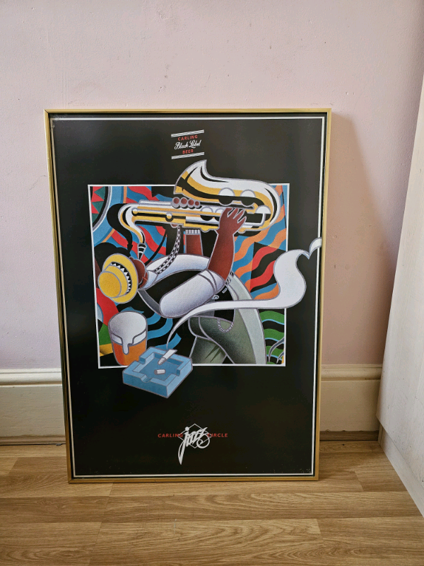 Vintage Carling Black label beer Art 