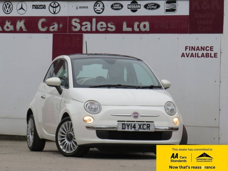 2014 Fiat 500 1.2 Lounge 3dr Dualogic [Start Stop] HATCHBACK PETROL Automatic