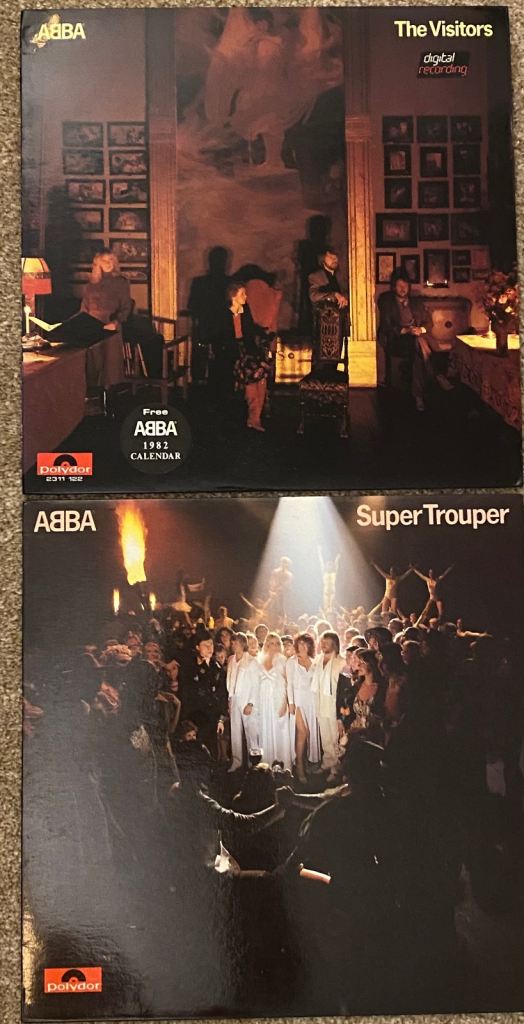Abba, rare Singapore pressing LP's