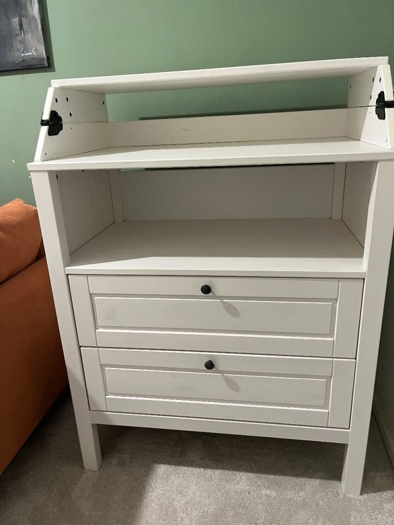 SUNDVIK IKEA Changing table/chest of drawers, white