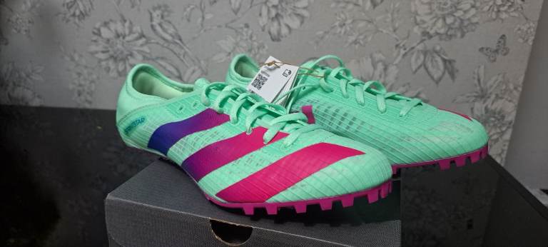 Adidas Sprintstar Running Spikes - Green UK 8 EU 42