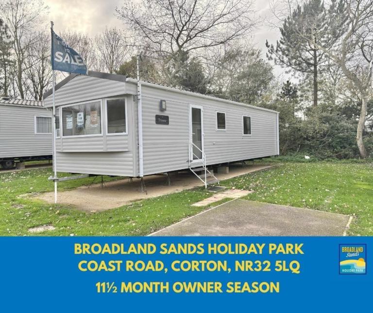 CHEAP STATIC CARAVAN FOR SALE IN LOWESTOFT - 11.5 MONTH OWNER SEASON!