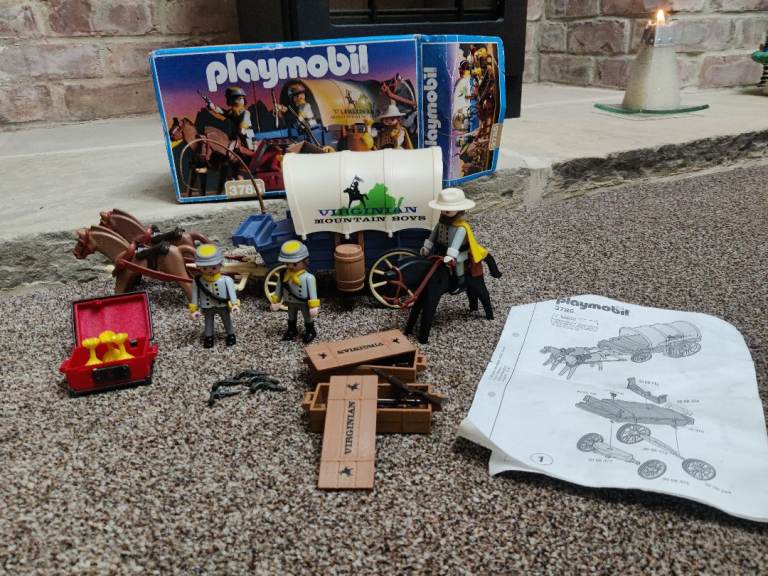 Playmobil Western Mountain Rover Set 3785 with Figures and Box