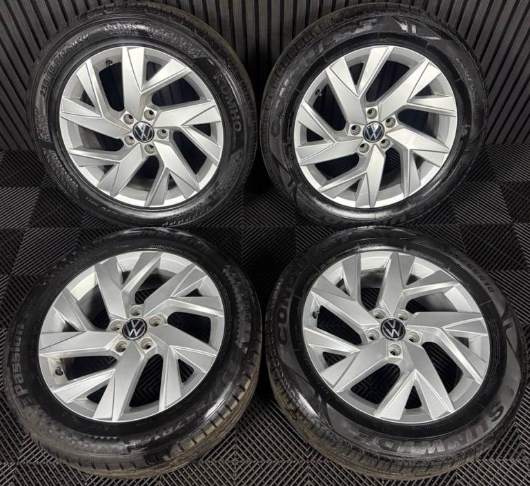 18'' GENUINE VW TIGUAN FRANKFURT MK2 ALLOY WHEELS TYRES ALLOYS