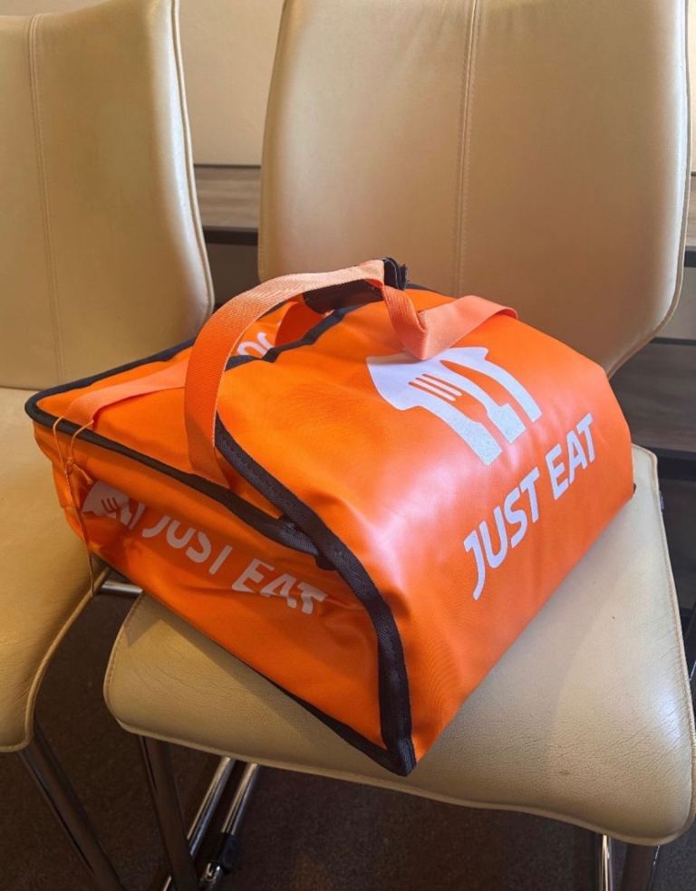 Just eat pizza delivery bags