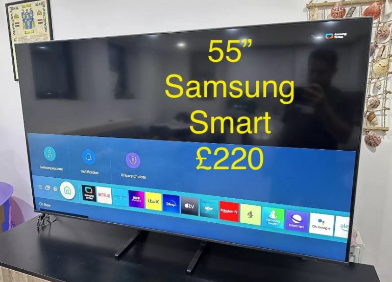 Samsung 55” smart tv 