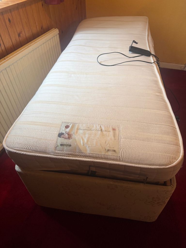 Electric adjustable single bed