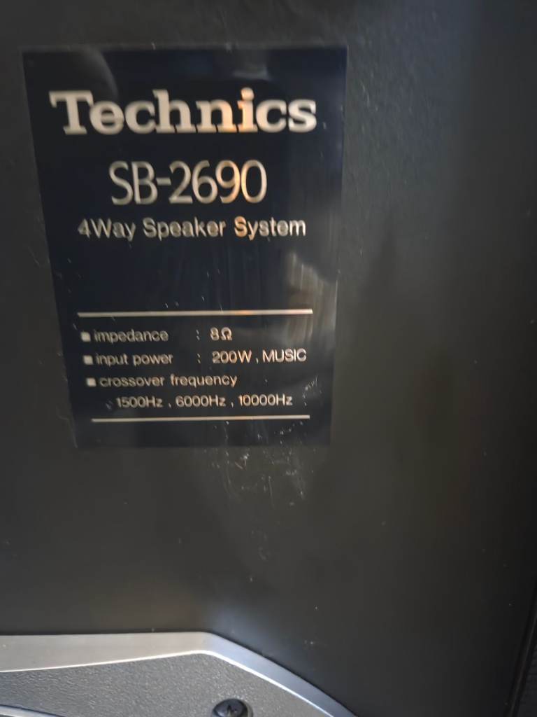 90s technics speakers 