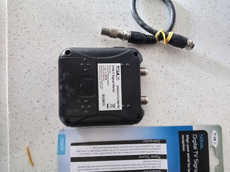 SLX Digital TV Signal Meter with Cable – Good Condition