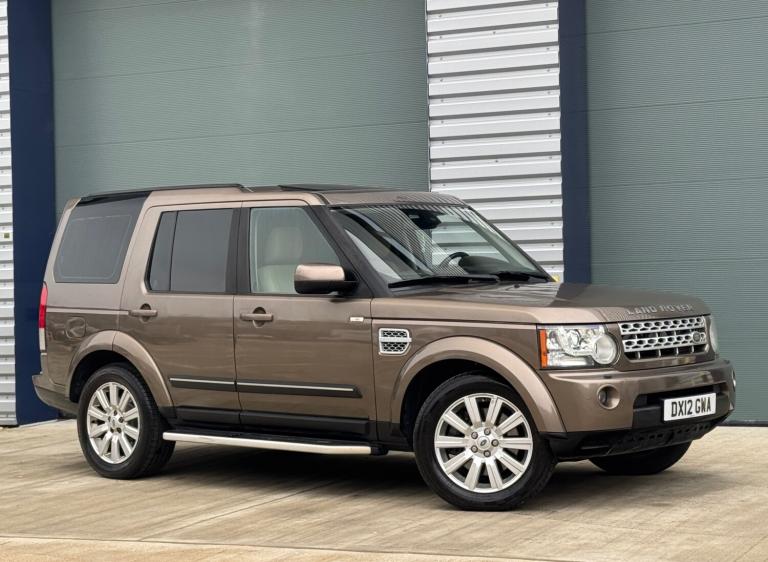 LEFT HAND DRIVE LAND ROVER DISCOVERY 4 HSE 5.0 V8 PETROL 4X4 2012 [12] BROWN LHD