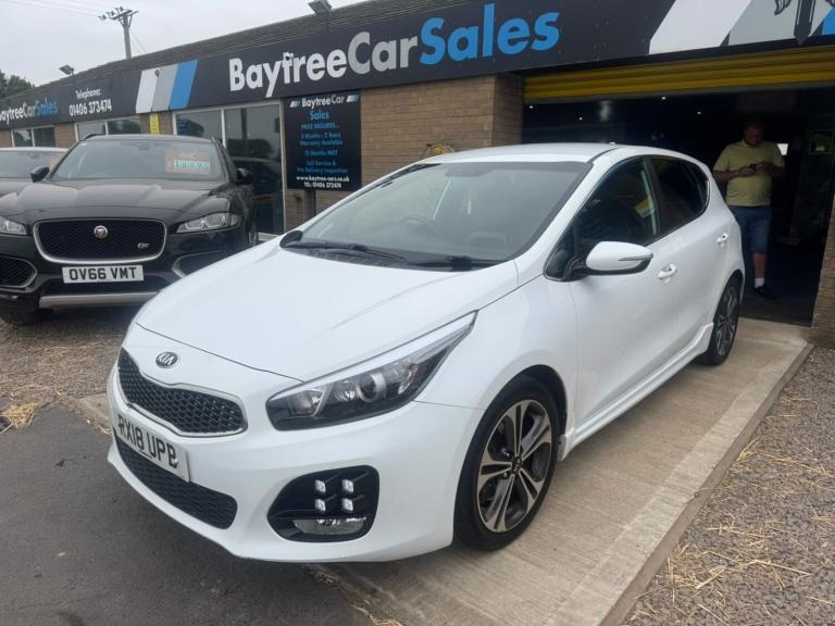 KIA CEED 1.0 T-GDi GT-Line White Manual Petrol 2018