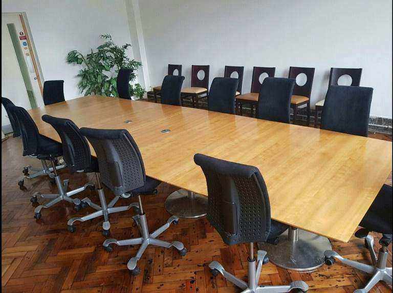 w 143cm x L 432cm Extra Large Meeting Table, Boardroom Table, Conference Table (seats up to 22)