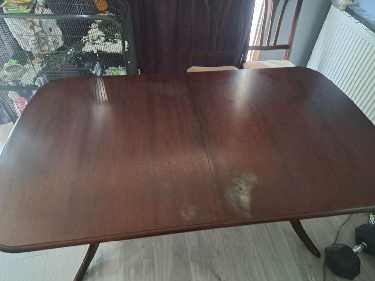 Dining table and 4 chairs