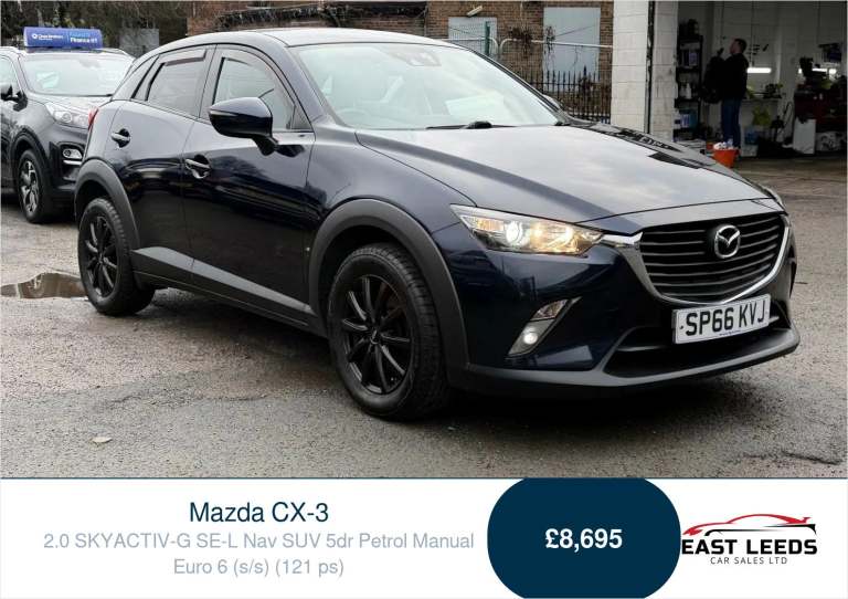 2016 Mazda CX-3 2.0 SKYACTIV-G SE-L Nav SUV 5dr Petrol Manual Euro 6 (s/s) (121 ps) SUV Petrol Ma...