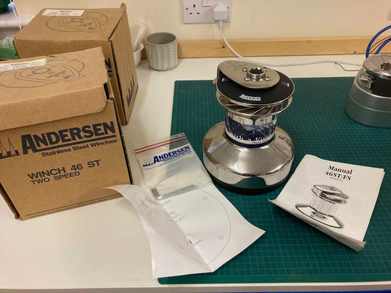 New in Box - Andersen 46ST Winch - Self Tailing - Top Quality Stainless Steel 