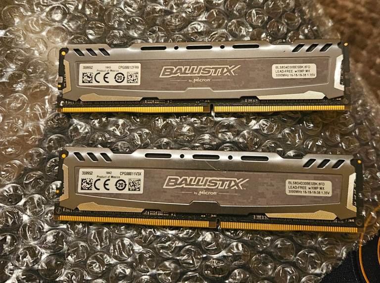 Crucial Ballistix 16GB (2x8GB) DDR4 3000MHz RAM