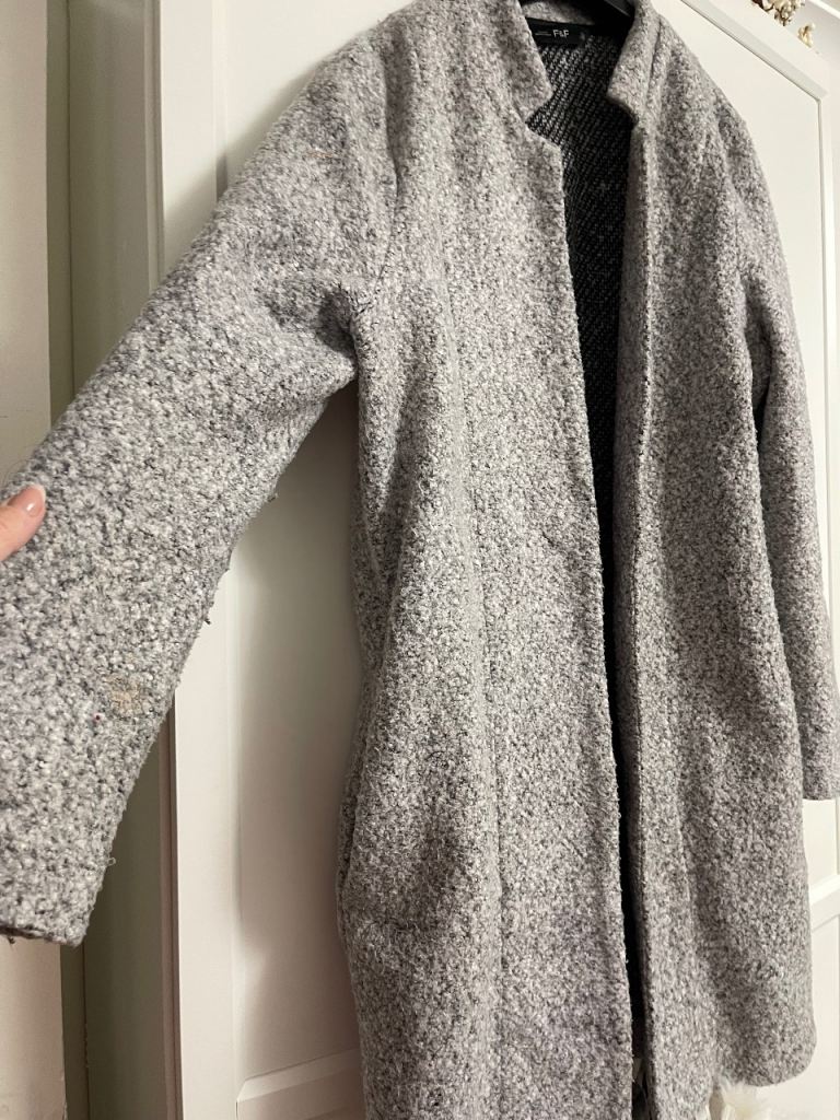 image for Size 12 grey light coat jacket