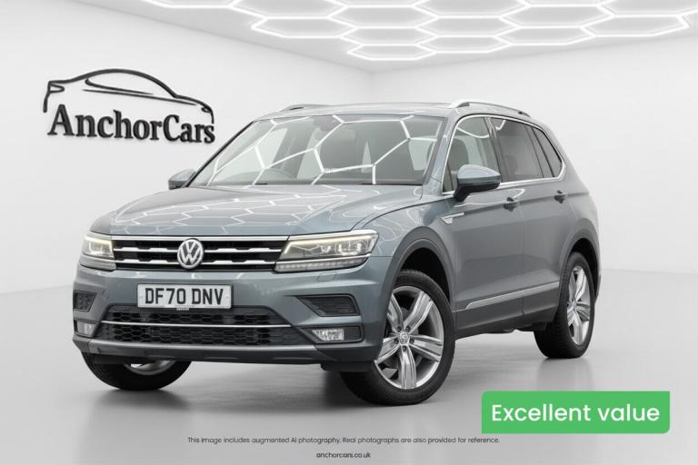 2020 Volkswagen Tiguan Allspace 2.0 TDI SEL SUV 5dr Diesel DSG Euro 6 (s/s) (150 p Estate Diesel ...