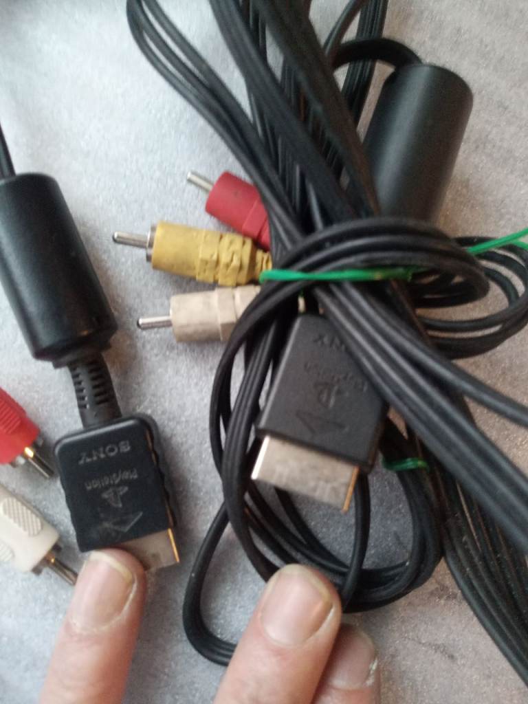 PS2 /PS1 cables two of