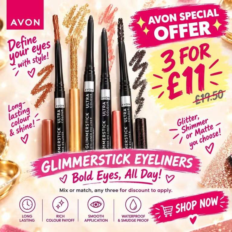 Avon Glimmersticks – 3 for £11