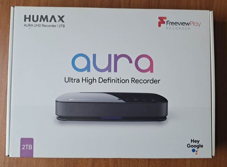 Humax Aura 1tb UHD Freeview recorder 