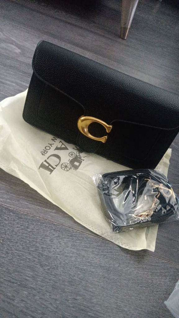 Coach  black  bag 