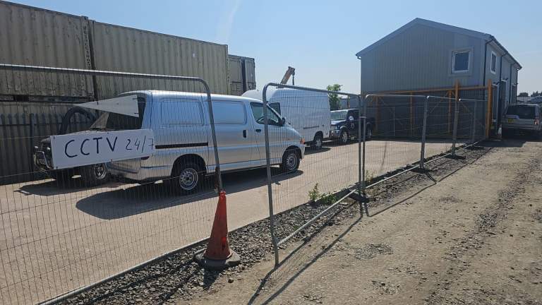 Vehicle parking storage yard 