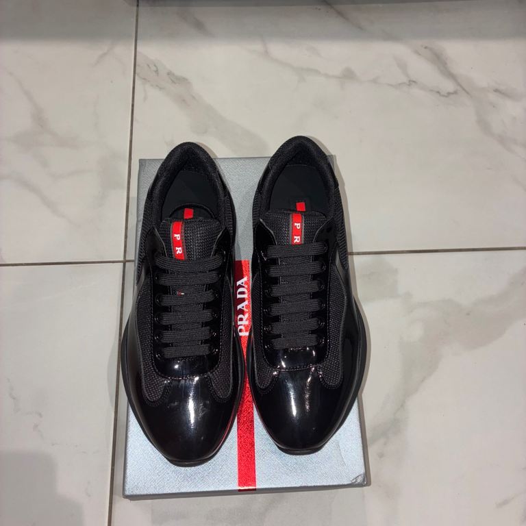 Men's Black Prada Trainers