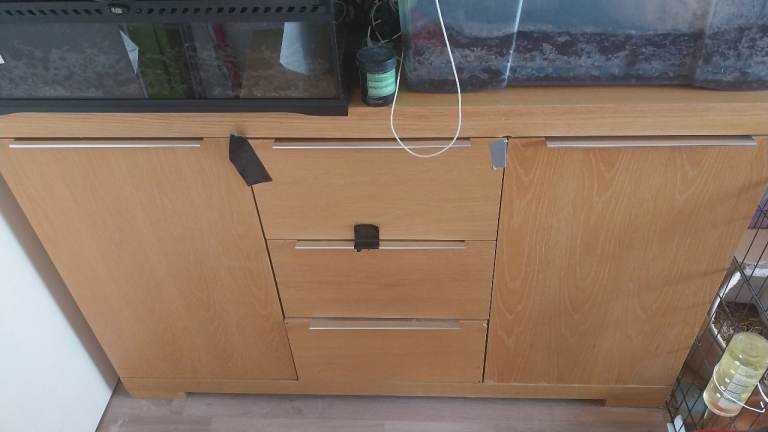 Oak Effect Sideboard Cabinet