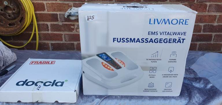 Livmore EMS Vitalwave Foot Massager – Brand New & Complete