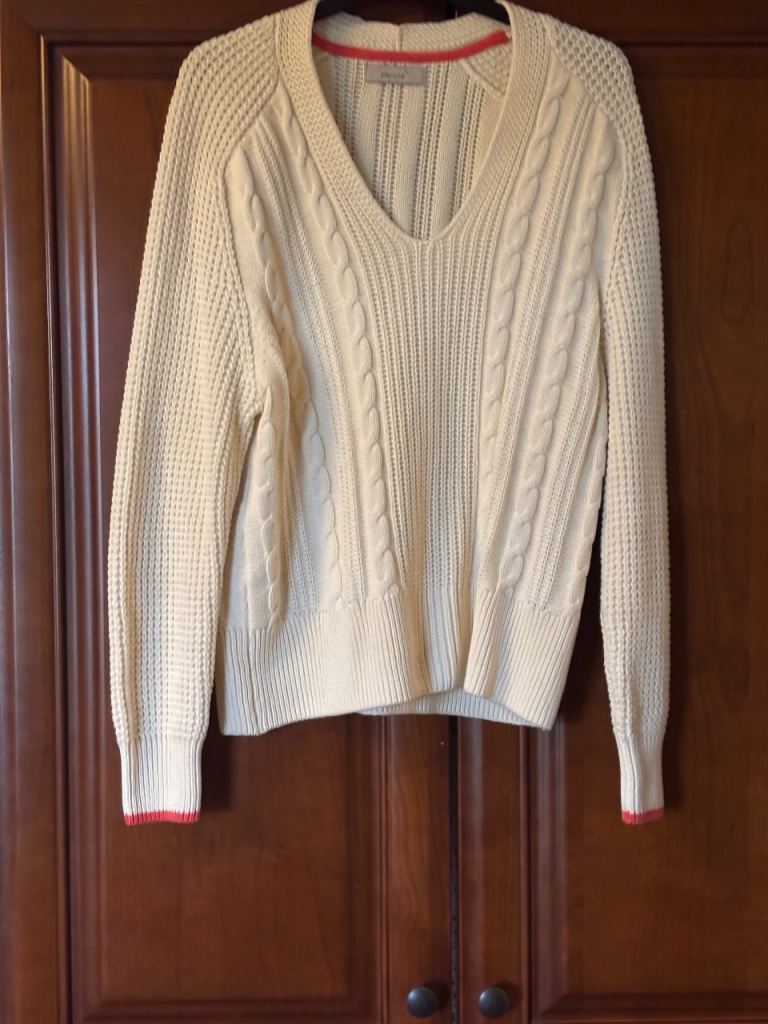 M&S cream jumper size medium 