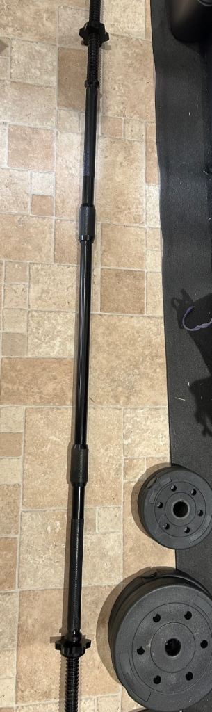 160cm barbell and weights set