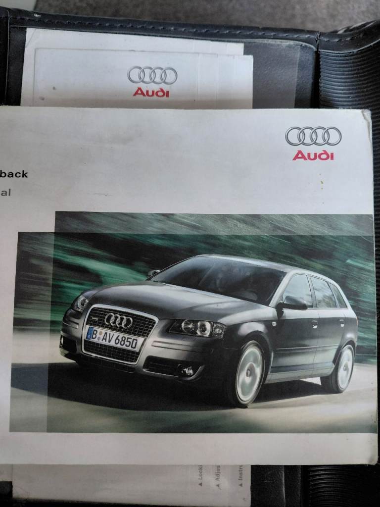AUDI A3 SPORTBACK  2004 - 2008 OWNERS MANUAL / HANDBOOK /  WALLET   (A)