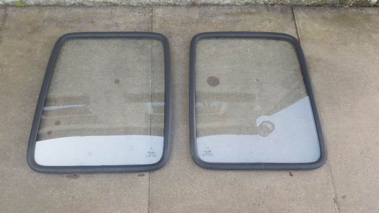 2 x van rear windows with good seals camper conversion