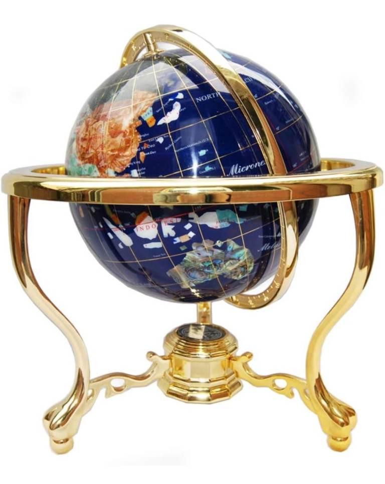 Blue lapis globe 